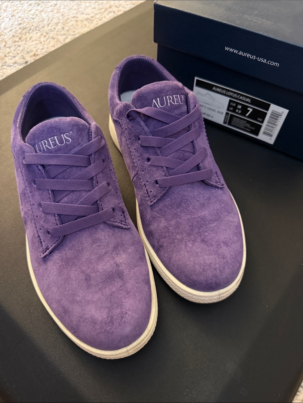 Aureus Purple Suede Women's Sneakers